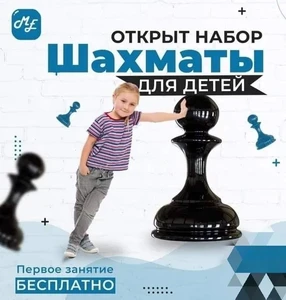 Персональные занятия по шахматам онлайн для малышей с 3 лет